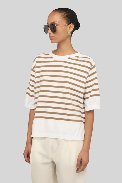 Maglia Aurora Panna/beige Donna