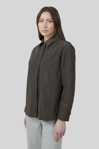 Giacca Lucciola Verde Militare Donna - 6