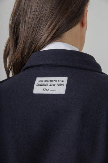 Field Jacket Crop Mercure Blu Navy Donna - 9