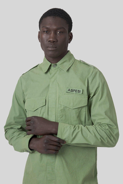 Camicia Field Shirt Pistacchio Uomo