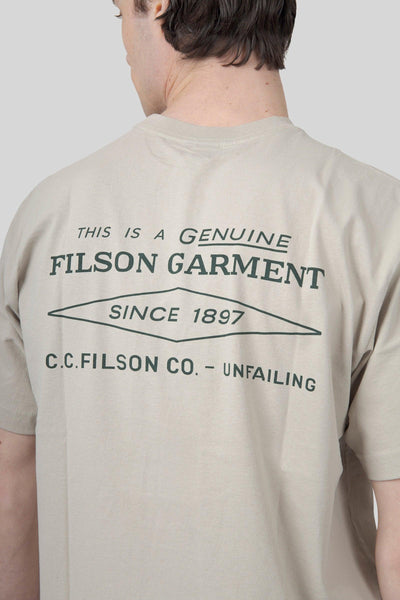 T-shirt Diamond Graphic Tortora Uomo