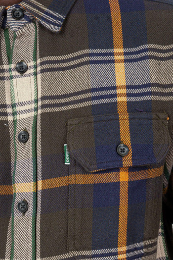 Overshirt Stetson Verde/blu Uomo - 6