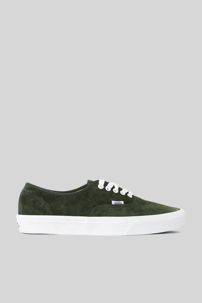 "off The Wall" Sneaker Authentic Pig Suede Verde Uomo