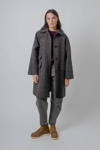 Pantalone In Gabardina Di Cotone Grigio Donna - 7