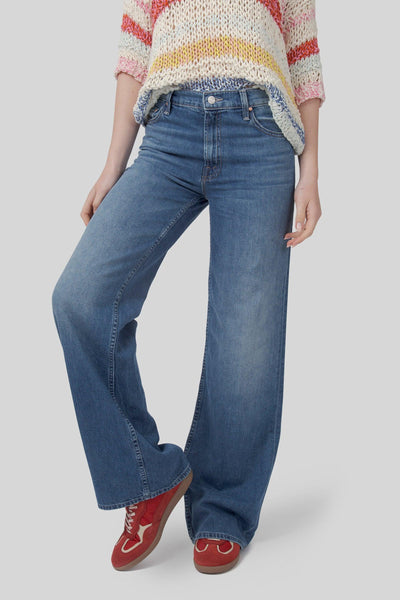 Jeans The Rerun Zip Sneak Blu Medio Donna