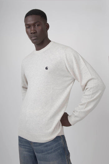 Wip Maglia Madison Grigio Melange Uomo - 5