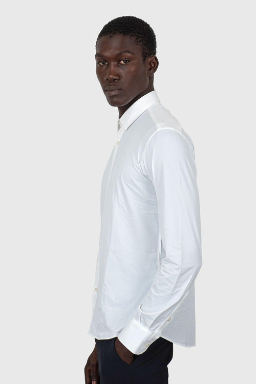 Oxford Open Shirt Bianco Uomo - 2