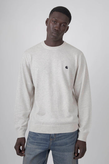 Wip Maglia Madison Grigio Melange Uomo - 3