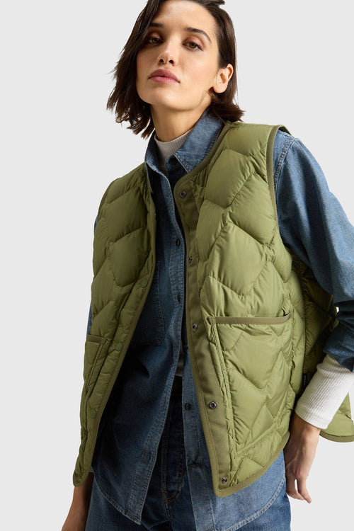 Gilet Heritage Verde Donna