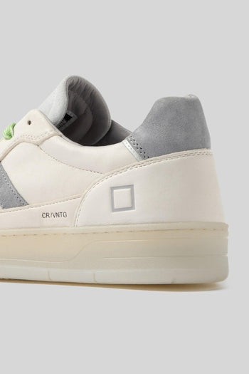 Sneaker Court 2.0 Vintage Calf Bianco/grigio Uomo - 5
