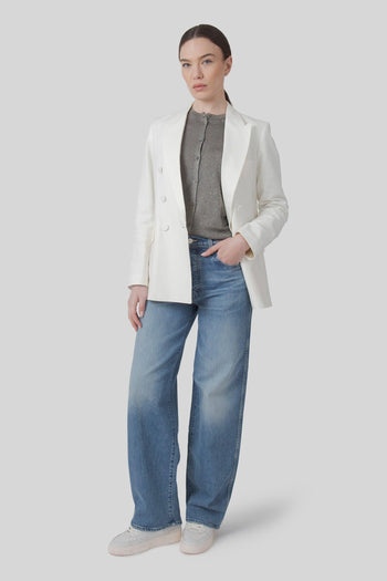 Cardigan Lurex Argento Donna - 4