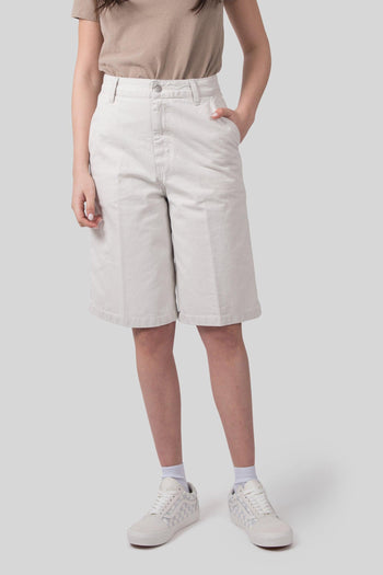 Wip W' Mercer Single Knee Short Bianco/beige Donna - 3