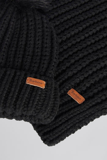 Saltburn Set Beanie & Sciarpa Nero Donna - 5