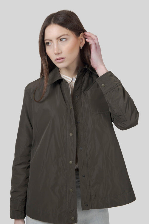 Giacca Lucciola Verde Militare Donna