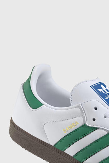 Sneaker Samba Og Bianco/verde Uomo - 7