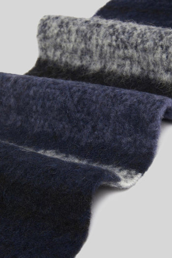 Max Mara Sciarpa In Misto Alpaca Blu Scuro Donna - 3