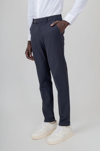Pantalone Surflex Chino Blu Scuro Uomo - 5