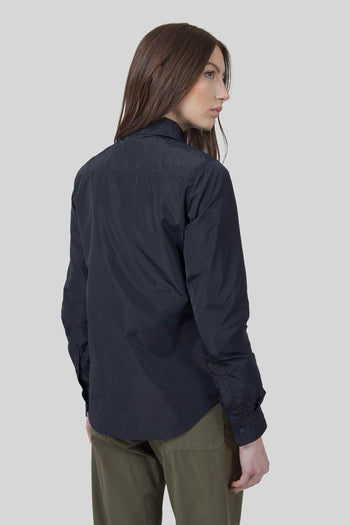 Camicia Glue Sfoderata Poliestere Tecnico Blu Scuro Donna - 5
