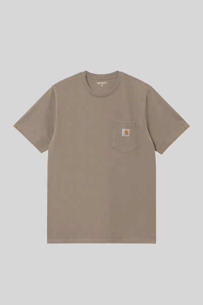 Wip Short Sleeve Pocket T-shirt Beige Uomo