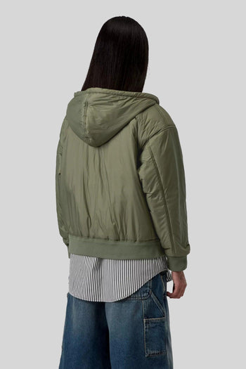 Wip W' Hooded Gadd Jacket Verde Donna - 2