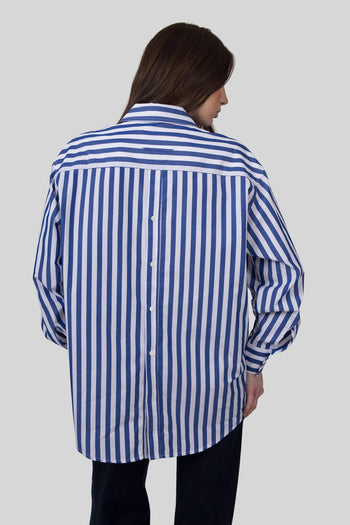 Camicia Over Sister Bianco/blu/rosso Donna - 7