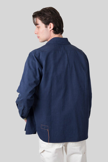Overshirt Manteco Cpo 2.0 Blu Uomo - 5