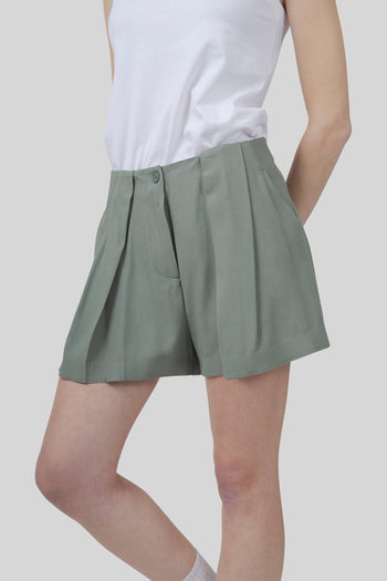 Short Sabina Verde Salvia Donna - 6