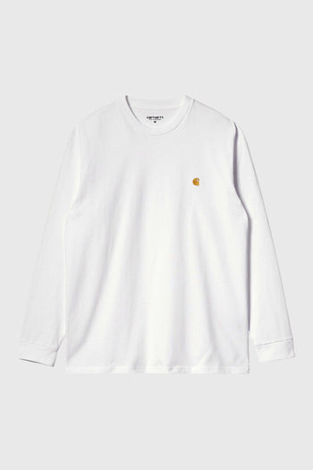 Wip T-shirt L/s Chase Bianco Uomo - 6