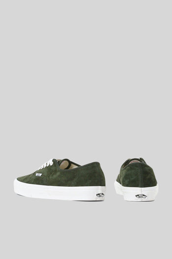 "off The Wall" Sneaker Authentic Pig Suede Verde Uomo - 3