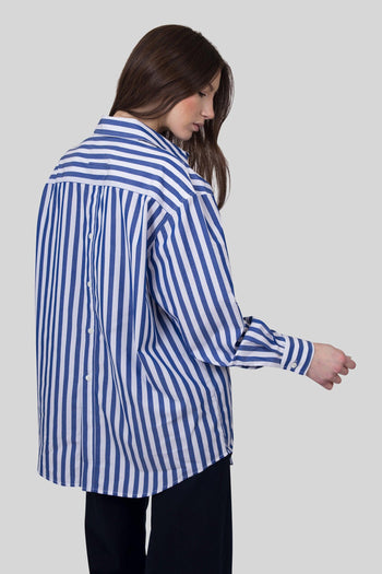 Camicia Over Sister Bianco/blu/rosso Donna - 2