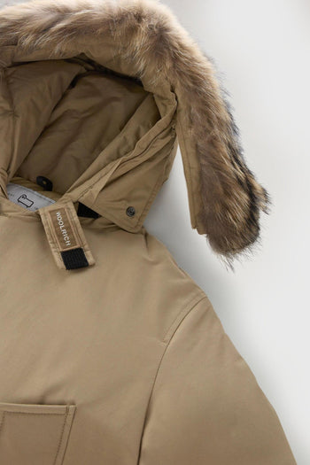 Arctic Parka In Ramar Cloth Con Pelliccia Removibile Beige Uomo - 6