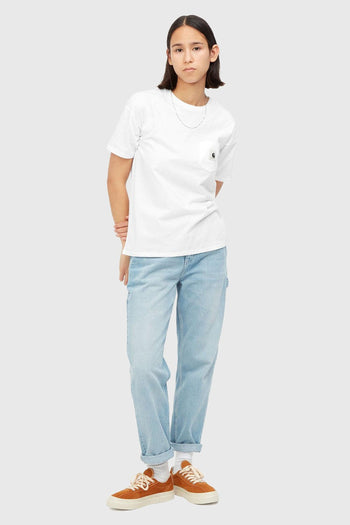 Wip W' S/s Pocket T-shirt Bianco Donna - 2