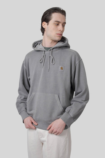 Wip Felpa Nelson Hooded Grigio Uomo - 3