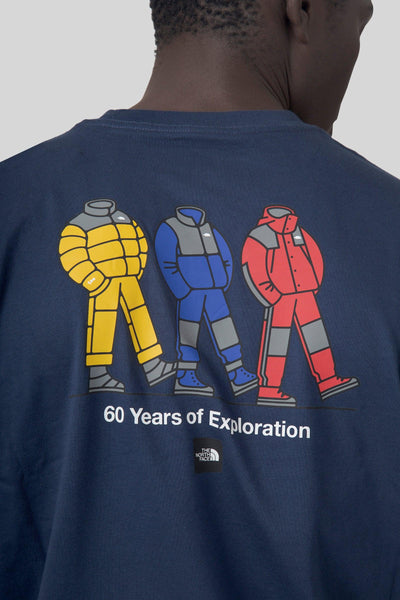 T-shirt Tnf Celebration Relaxed Graphic Blu Navy Uomo