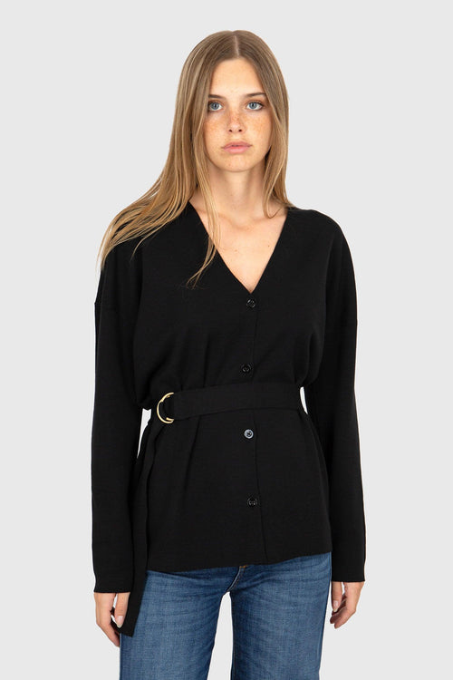 Cardigan Diletta Nero Donna