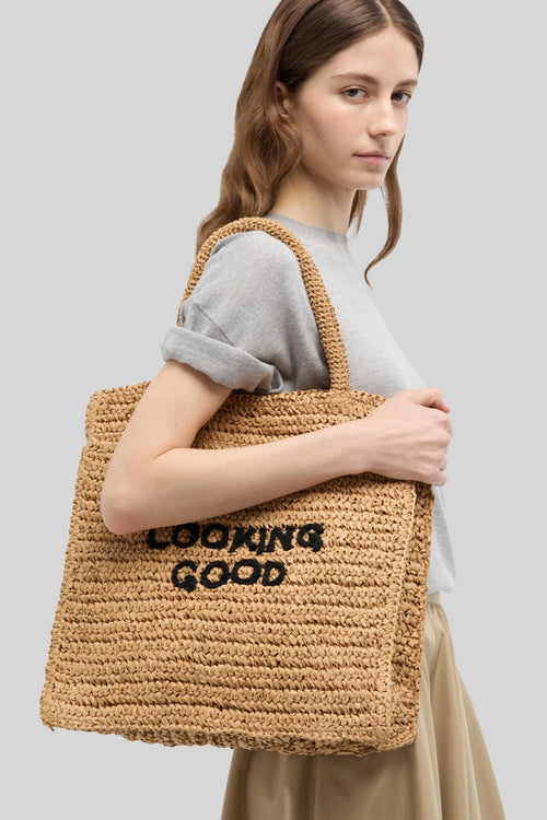 Borsa Looking Good Beige Donna