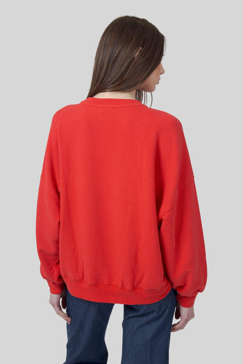 Felpa Atubay Rosso Donna - 5