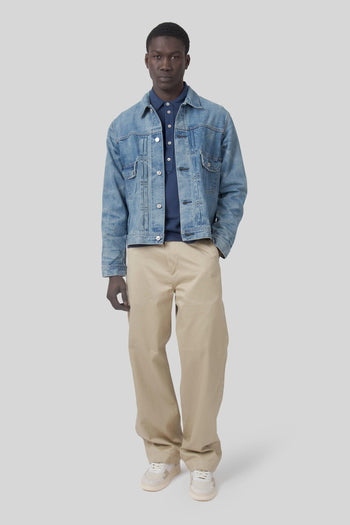 Pantalone Wide Fit Japan Khaki Uomo - 2