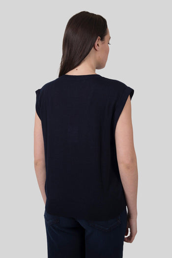 Maglia Naomi Blu Navy Donna - 4