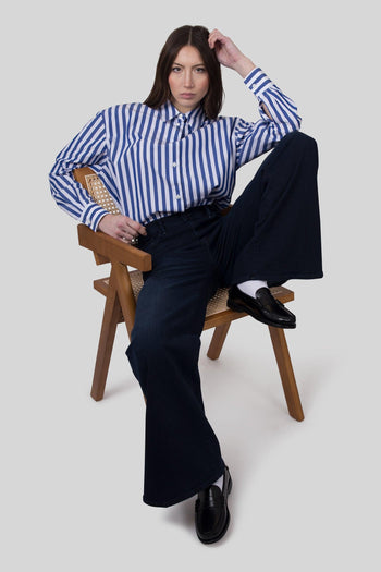 Jeans The Twister Sneak Blu Scuro Donna - 2