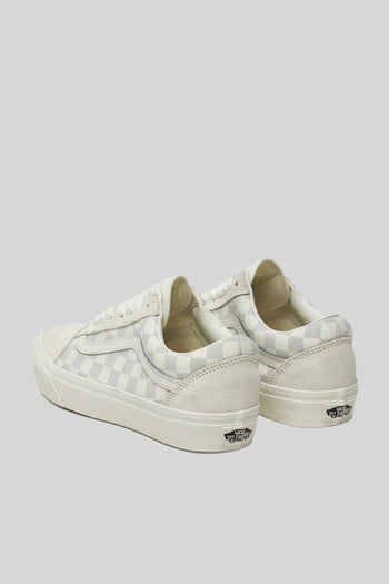 "off The Wall" Sneaker Old Skool Checkboard Grigio Chiaro Unisex - 3