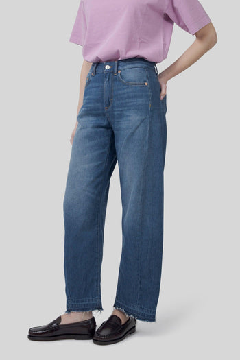 Jeans Cincity Blu Medio Donna - 7