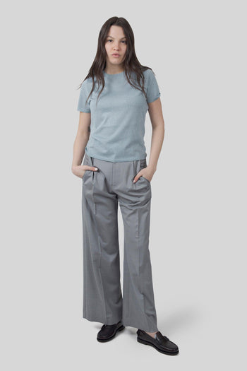 Maglia Maria Glitter Verde Acqua Donna - 2