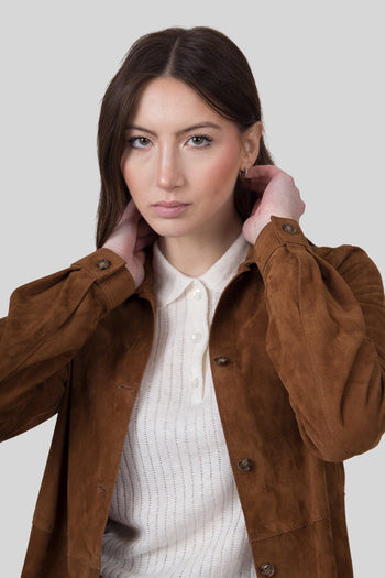 Camicia Filipa Nocciola Donna - 4
