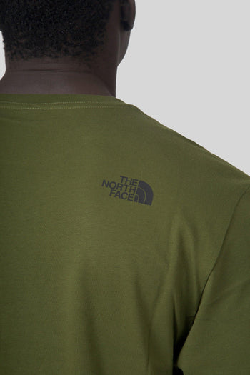 T-shirt Mountain Logo Relaxed Verde Uomo - 6