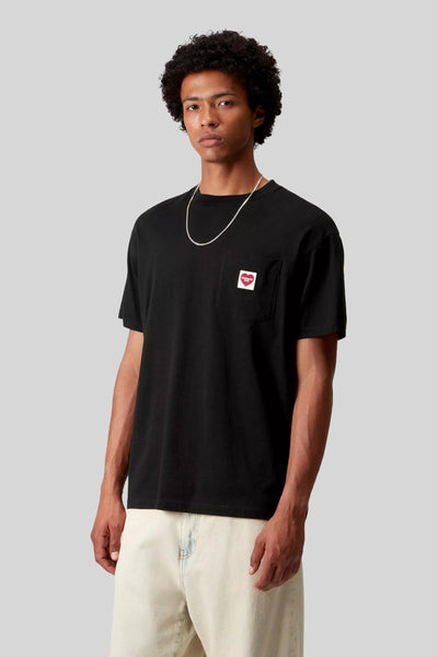 Wip T-shirt Pocket Heart Nero Uomo
