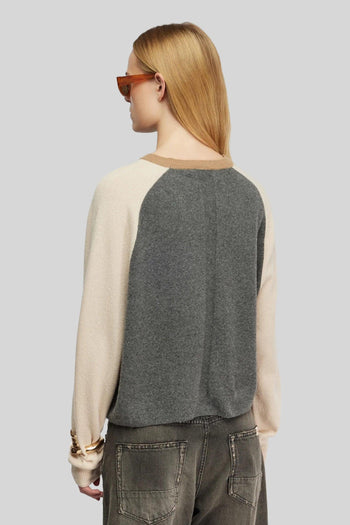 Maglia Raphael Beige/grigio Donna - 4