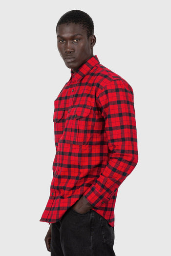 Camicia Alaskan Guide Nero/rosso Uomo - 3