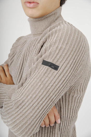 Maglia Velvet Rave Turtleneck Tabacco Uomo - 4