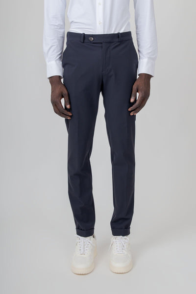Pantalone Surflex Chino Blu Scuro Uomo
